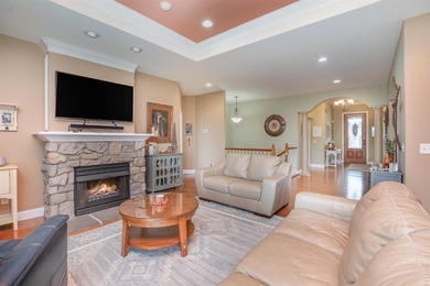 Spectacular golf course views from this beautiful ranch home on Sugar Ridge Golf Club in Indiana - for sale on GolfHomes.com, golf home, golf lot