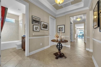 Offered TURNKEY and complete with a 4-seater golf cart, this on River Hall Country Club in Florida - for sale on GolfHomes.com, golf home, golf lot