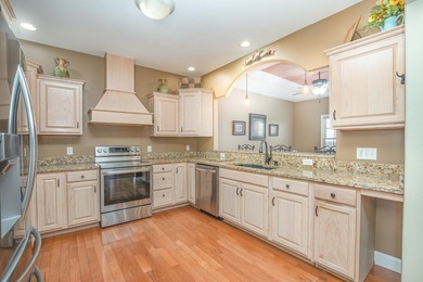 Spectacular golf course views from this beautiful ranch home on Sugar Ridge Golf Club in Indiana - for sale on GolfHomes.com, golf home, golf lot