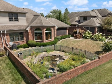 Easy living.  5600+ SF.  Gate lock security - control by phone on  in Indiana - for sale on GolfHomes.com, golf home, golf lot