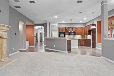 Welcome to this elegant stone-and-brick David Weekly home in the on Lantana Golf Club in Texas - for sale on GolfHomes.com, golf home, golf lot