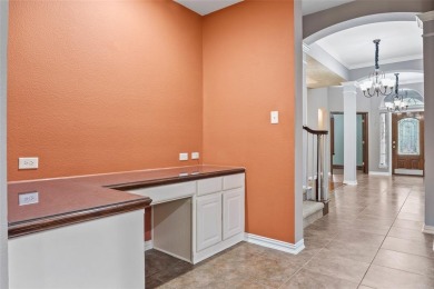 Welcome to this elegant stone-and-brick David Weekly home in the on Lantana Golf Club in Texas - for sale on GolfHomes.com, golf home, golf lot