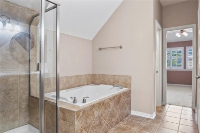 Welcome to this elegant stone-and-brick David Weekly home in the on Lantana Golf Club in Texas - for sale on GolfHomes.com, golf home, golf lot