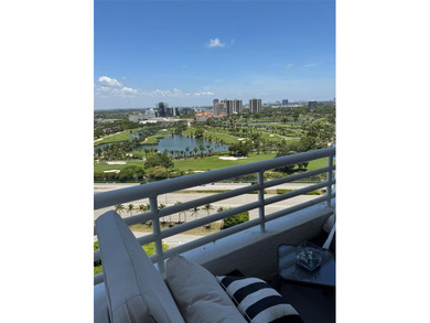 Spectacular water views from Every room in this 2 bed/2 bath on Turnberry Isle Resort and Club in Florida - for sale on GolfHomes.com, golf home, golf lot