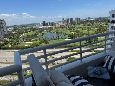 Spectacular water views from Every room in this 2 bed/2 bath on Turnberry Isle Resort and Club in Florida - for sale on GolfHomes.com, golf home, golf lot