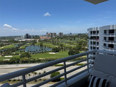 Spectacular water views from Every room in this 2 bed/2 bath on Turnberry Isle Resort and Club in Florida - for sale on GolfHomes.com, golf home, golf lot