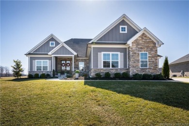 This Stunning DISCOVERY BUILT 4 bed/3 bath, 3300 sq ft home is on Champions Pointe Golf Course in Indiana - for sale on GolfHomes.com, golf home, golf lot