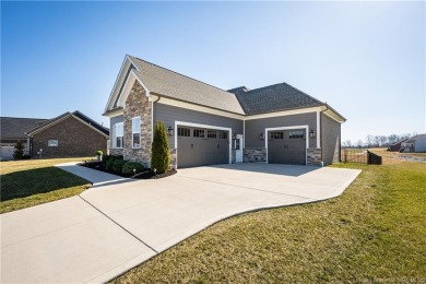 This Stunning DISCOVERY BUILT 4 bed/3 bath, 3300 sq ft home is on Champions Pointe Golf Course in Indiana - for sale on GolfHomes.com, golf home, golf lot