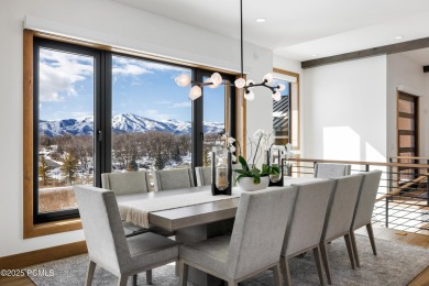 This elegant mountain contemporary newer construction home sits on Talisker Club At Tuhaye in Utah - for sale on GolfHomes.com, golf home, golf lot