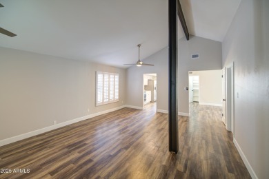 Discover this exquisite, fully remodeled 3-bed, 2-bath home in on Ahwatukee Country Club in Arizona - for sale on GolfHomes.com, golf home, golf lot