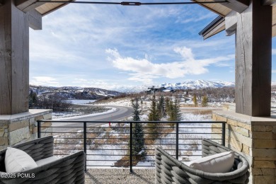 This elegant mountain contemporary newer construction home sits on Talisker Club At Tuhaye in Utah - for sale on GolfHomes.com, golf home, golf lot