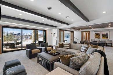 This elegant mountain contemporary newer construction home sits on Talisker Club At Tuhaye in Utah - for sale on GolfHomes.com, golf home, golf lot