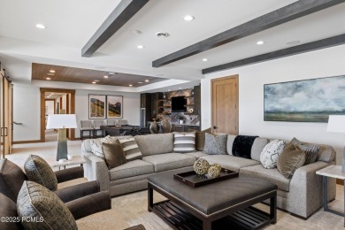 This elegant mountain contemporary newer construction home sits on Talisker Club At Tuhaye in Utah - for sale on GolfHomes.com, golf home, golf lot