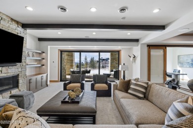 This elegant mountain contemporary newer construction home sits on Talisker Club At Tuhaye in Utah - for sale on GolfHomes.com, golf home, golf lot