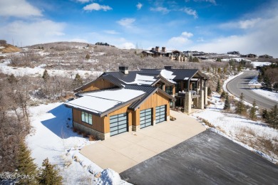 This elegant mountain contemporary newer construction home sits on Talisker Club At Tuhaye in Utah - for sale on GolfHomes.com, golf home, golf lot