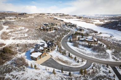 This elegant mountain contemporary newer construction home sits on Talisker Club At Tuhaye in Utah - for sale on GolfHomes.com, golf home, golf lot