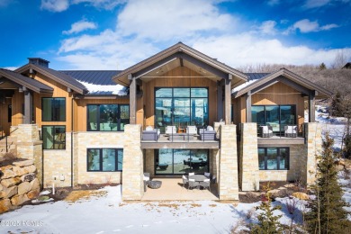 This elegant mountain contemporary newer construction home sits on Talisker Club At Tuhaye in Utah - for sale on GolfHomes.com, golf home, golf lot