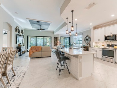 This rare second-floor carriage home in the Casella neighborhood on Pelican Preserve Golf Club in Florida - for sale on GolfHomes.com, golf home, golf lot