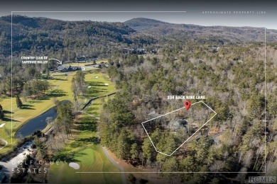 Perched majestically above the eighth fairway and green of the on The Country Club of Sapphire Valley in North Carolina - for sale on GolfHomes.com, golf home, golf lot