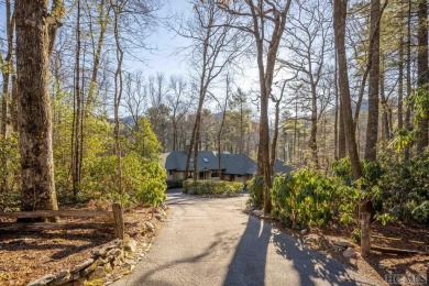 Perched majestically above the eighth fairway and green of the on The Country Club of Sapphire Valley in North Carolina - for sale on GolfHomes.com, golf home, golf lot