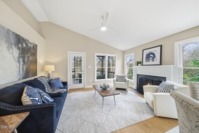 Beautifully maintained ranch home in a prime Raleigh location on Hedingham Golf and Athletic Club in North Carolina - for sale on GolfHomes.com, golf home, golf lot