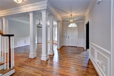 Stunning, brick, traditional home in The Governors Land at Two on Two Rivers Country Club in Virginia - for sale on GolfHomes.com, golf home, golf lot