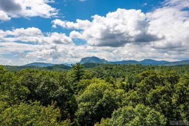 Enjoy stunning vistas of the distinguished Whiteside Mountain on Headwaters Golf Club in North Carolina - for sale on GolfHomes.com, golf home, golf lot