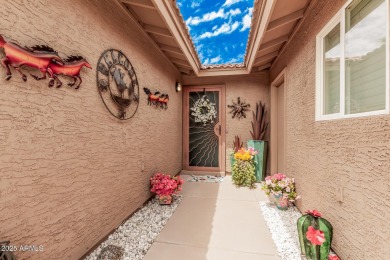STUNNING CUSTOM COCHISE Floor Plan w/ GOLF CART GARAGE in the on Oakwood Golf Club  in Arizona - for sale on GolfHomes.com, golf home, golf lot