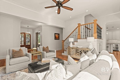 Set on a generous 1.08-acre corner lot in tucked away Point on Lakewood Golf Club in Alabama - for sale on GolfHomes.com, golf home, golf lot