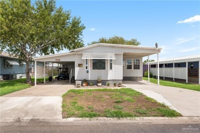 This 2-bedroom, 1.5-bath manufactured home is nestled in a on Howling Trails Golf  in Texas - for sale on GolfHomes.com, golf home, golf lot