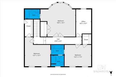 Set on a generous 1.08-acre corner lot in tucked away Point on Lakewood Golf Club in Alabama - for sale on GolfHomes.com, golf home, golf lot