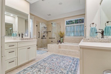 Quintessential Belfair home located on the 11th hole of the West on Belfair Golf Club in South Carolina - for sale on GolfHomes.com, golf home, golf lot