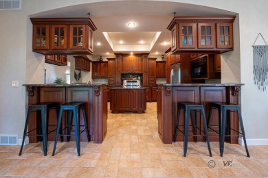 Stunning Contemporary Brick and Stone Ranch style home with on  in Illinois - for sale on GolfHomes.com, golf home, golf lot