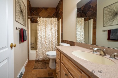 Stunning Contemporary Brick and Stone Ranch style home with on  in Illinois - for sale on GolfHomes.com, golf home, golf lot