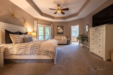 Stunning Contemporary Brick and Stone Ranch style home with on  in Illinois - for sale on GolfHomes.com, golf home, golf lot