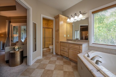 Stunning Contemporary Brick and Stone Ranch style home with on  in Illinois - for sale on GolfHomes.com, golf home, golf lot
