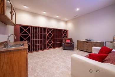 Stunning Contemporary Brick and Stone Ranch style home with on  in Illinois - for sale on GolfHomes.com, golf home, golf lot