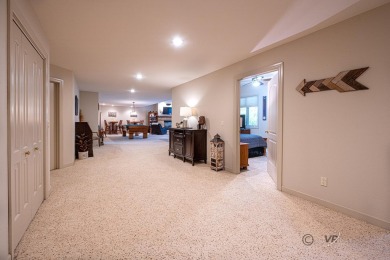 Stunning Contemporary Brick and Stone Ranch style home with on  in Illinois - for sale on GolfHomes.com, golf home, golf lot