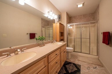 Stunning Contemporary Brick and Stone Ranch style home with on  in Illinois - for sale on GolfHomes.com, golf home, golf lot