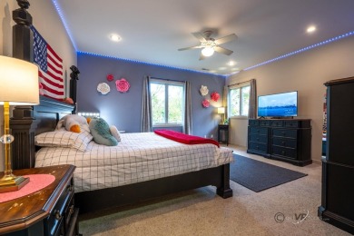 Stunning Contemporary Brick and Stone Ranch style home with on  in Illinois - for sale on GolfHomes.com, golf home, golf lot