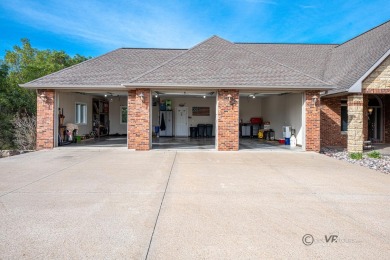 Stunning Contemporary Brick and Stone Ranch style home with on  in Illinois - for sale on GolfHomes.com, golf home, golf lot