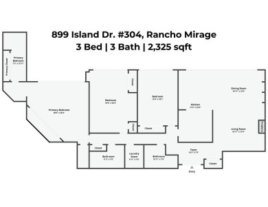 This 3-bed, 3-bath 3rd-floor condo at Desert Island combines on Desert Island Golf and Country Club in California - for sale on GolfHomes.com, golf home, golf lot