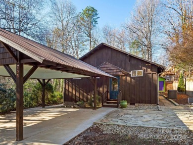 Discover this charming one-story home in highly desirable Black on Black Mountain Golf Course in North Carolina - for sale on GolfHomes.com, golf home, golf lot