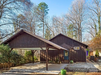 Discover this charming one-story home in highly desirable Black on Black Mountain Golf Course in North Carolina - for sale on GolfHomes.com, golf home, golf lot