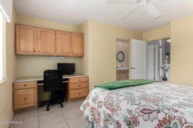 Enjoy the charm of this delightful 2-bedroom end-unit townhome! on Apache Wells Country Club in Arizona - for sale on GolfHomes.com, golf home, golf lot