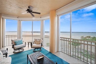 Spectacular water views, sunrise and sunset, from every window on Gulf Harbour Yacht and Country Club in Florida - for sale on GolfHomes.com, golf home, golf lot