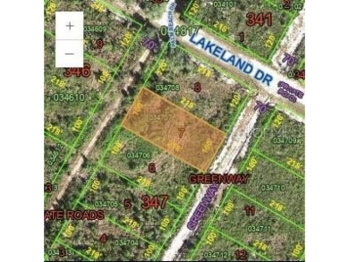 This lot is located conveniently in the heart of Florida WITH on Indian Lake Estates Golf and Country Club in Florida - for sale on GolfHomes.com, golf home, golf lot