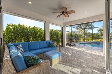 Stunning pool home with peaceful lanai retreat nestled in the on River Hall Country Club in Florida - for sale on GolfHomes.com, golf home, golf lot