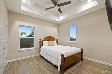 Experience luxury living in this stunning modern Spanish-style on Tierra Santa Golf Club in Texas - for sale on GolfHomes.com, golf home, golf lot