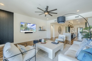 This fully REDESIGNED, Greek Isle-inspired upper-level condo in on Desert Forest Golf Club in Arizona - for sale on GolfHomes.com, golf home, golf lot